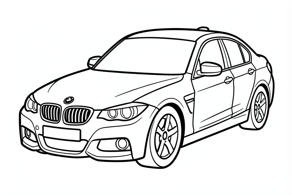 auto - bmw Disegno da colorare auto - bmw