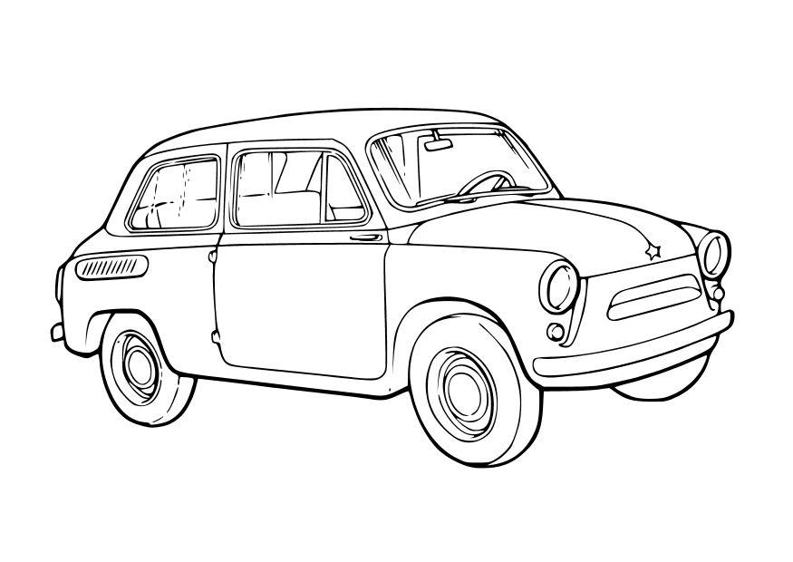 auto - zaz - 965 Disegno da colorare auto - zaz - 965