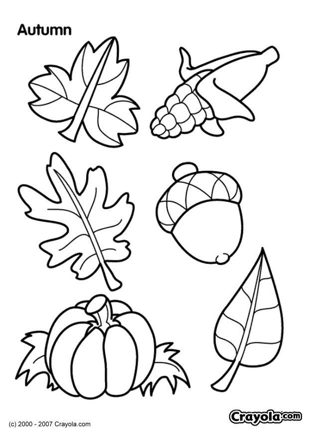 autunno Disegno da colorare autunno