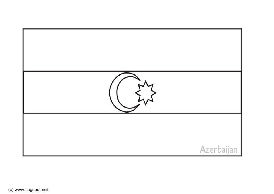 azerbaijan Disegno da colorare azerbaijan