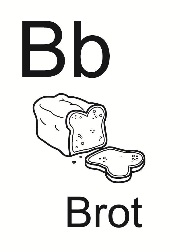 b Disegno da colorare b