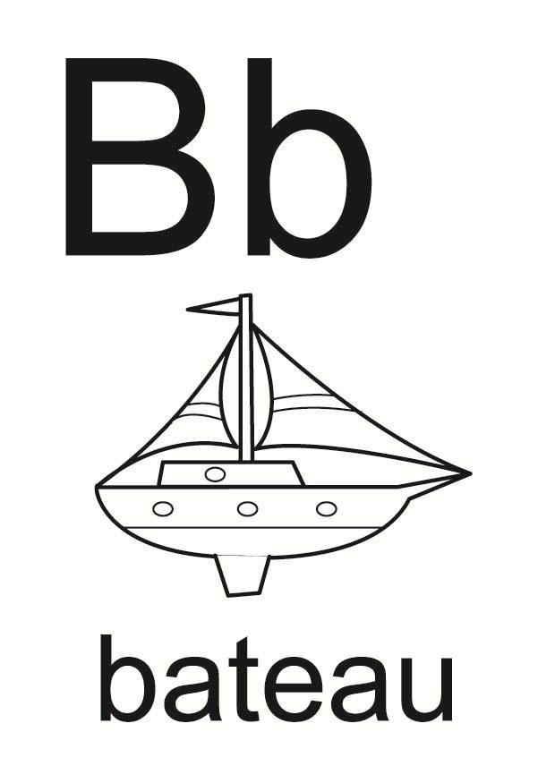 b Disegno da colorare b