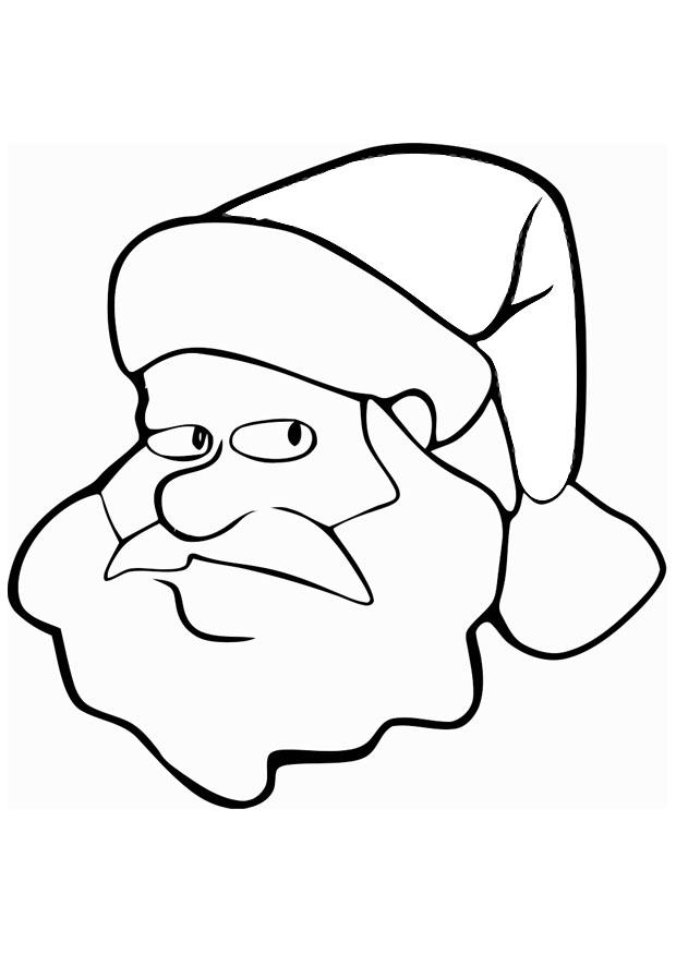 Disegno da colorare babbo natale