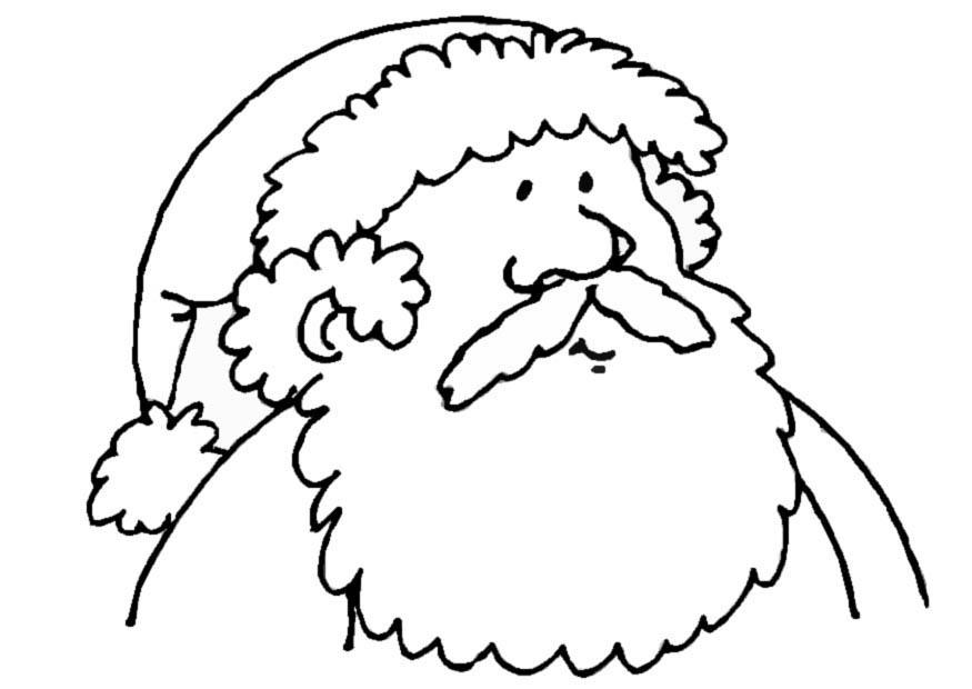 Disegno da colorare babbo natale