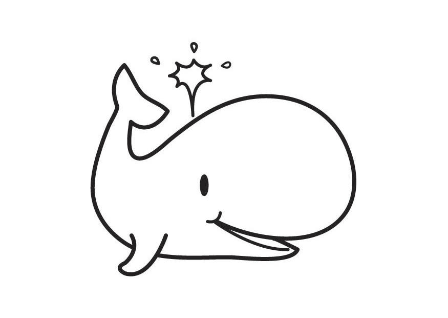 balena Disegno da colorare balena
