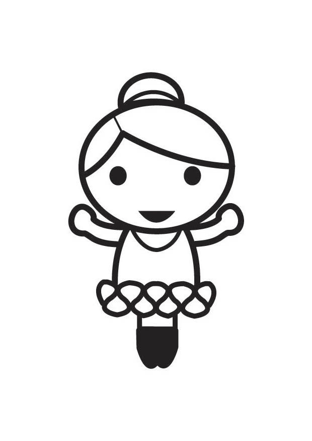 ballerina Disegno da colorare ballerina