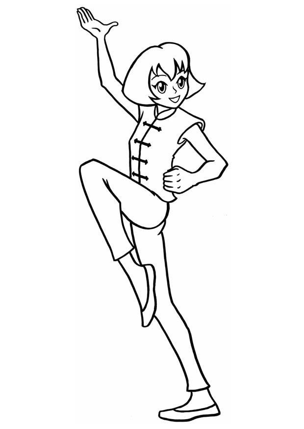 ballerina Disegno da colorare ballerina
