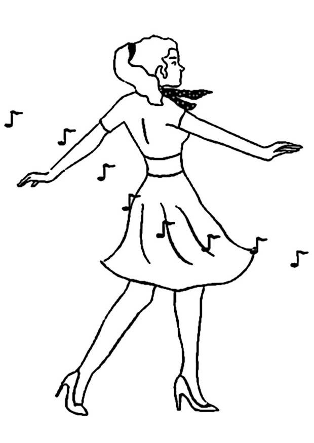 ballerina Disegno da colorare ballerina