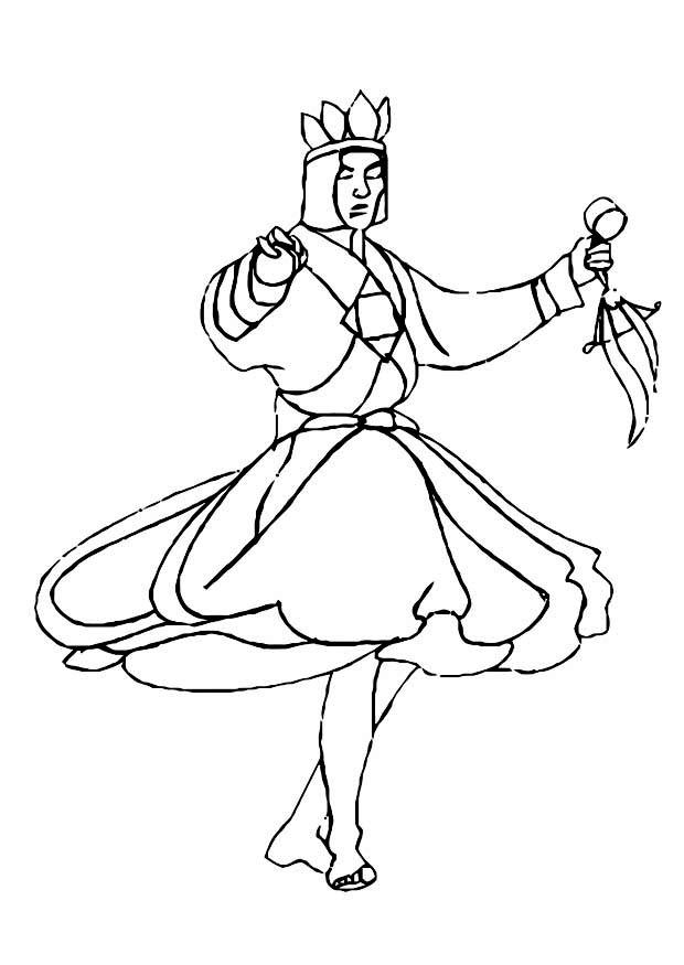 ballerino Disegno da colorare ballerino