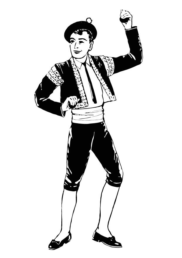 ballerino bolero Disegno da colorare ballerino bolero