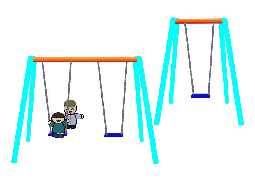 bambini sullaltalena immagine bambini sullaltalena
