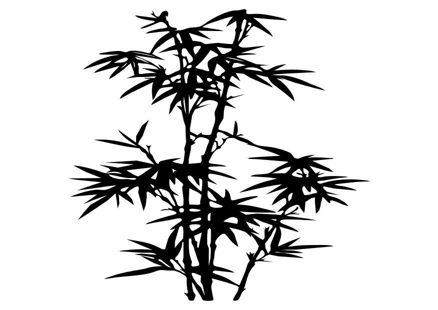 bambu Disegno da colorare bambu