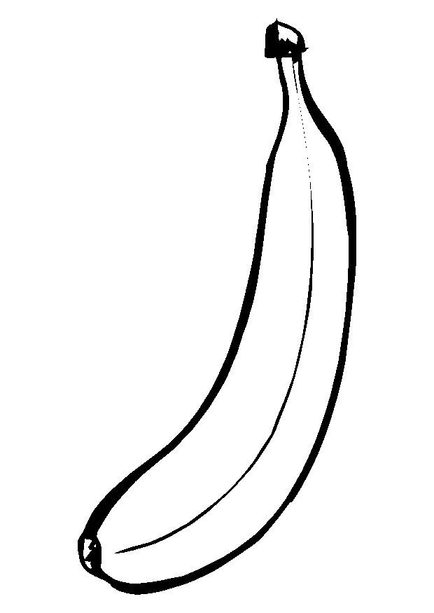 banana Disegno da colorare banana