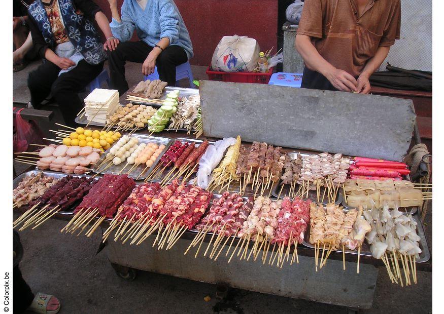 bancarella a pechino Foto bancarella a pechino