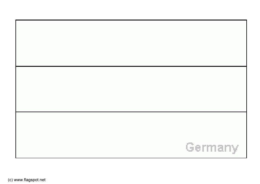 bandiera germania Disegno da colorare bandiera germania