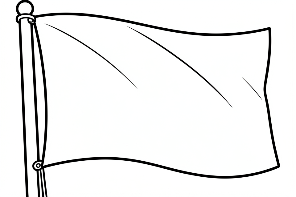 bandiera vuota Disegno da colorare bandiera vuota