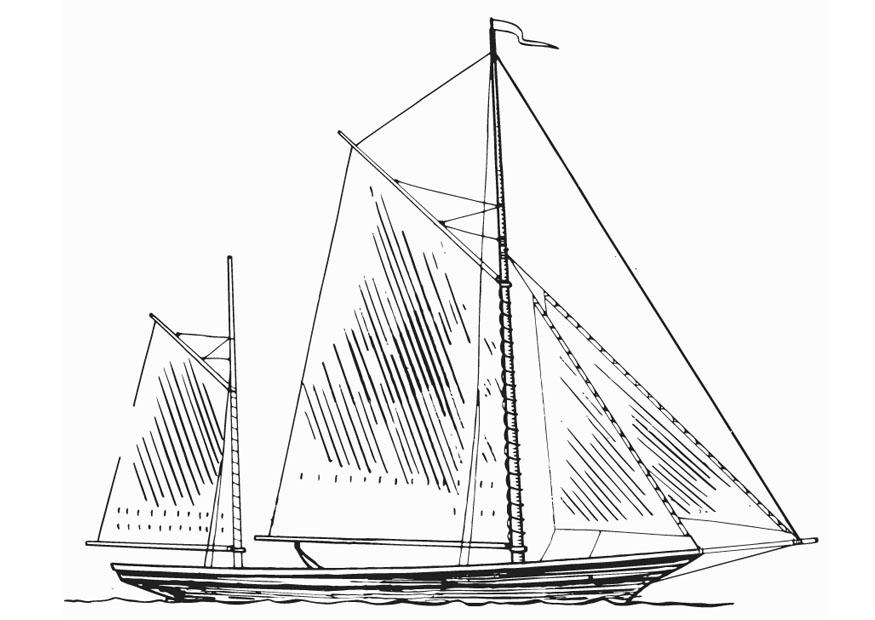 barca Disegno da colorare barca