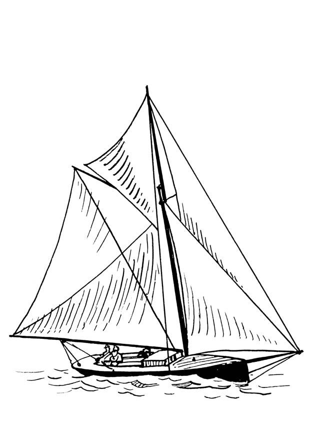 barca Disegno da colorare barca