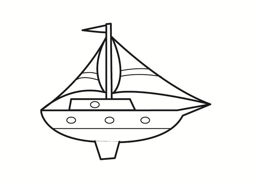 barca Disegno da colorare barca