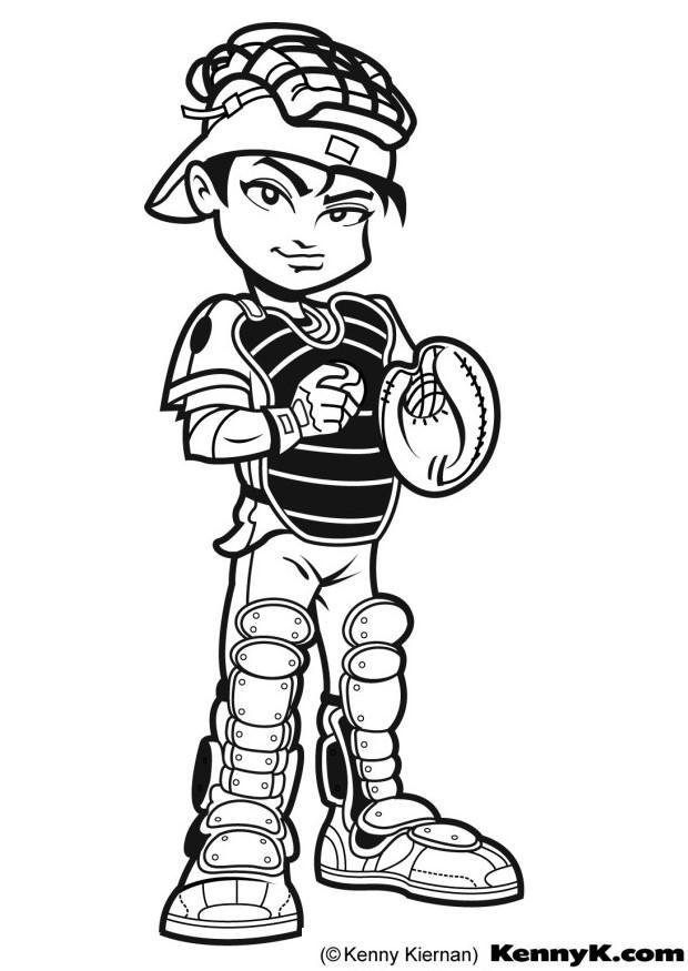 baseball Disegno da colorare baseball