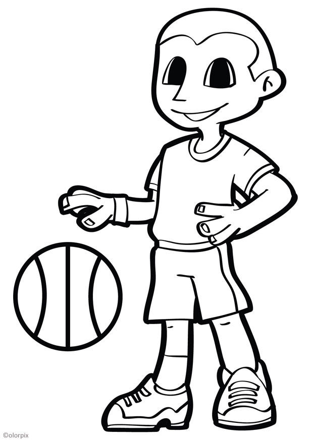 basket Disegno da colorare basket