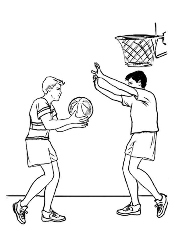 basket Disegno da colorare basket
