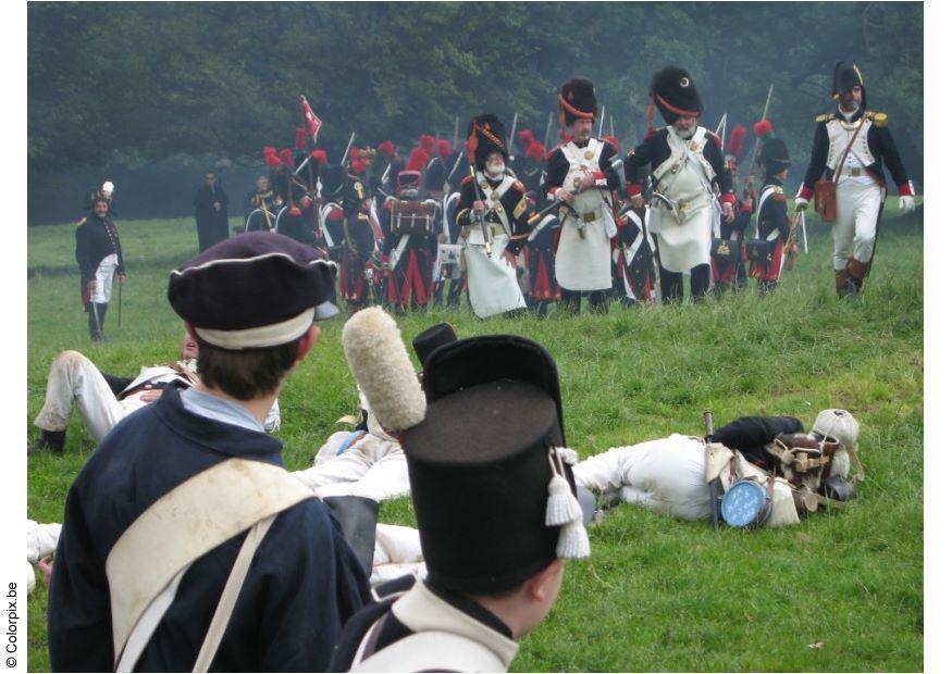 Foto battaglia di waterloo