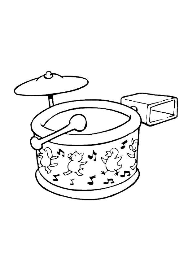 batteria Disegno da colorare batteria