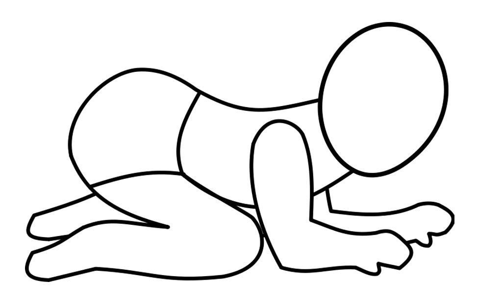 bebe Disegno da colorare bebe