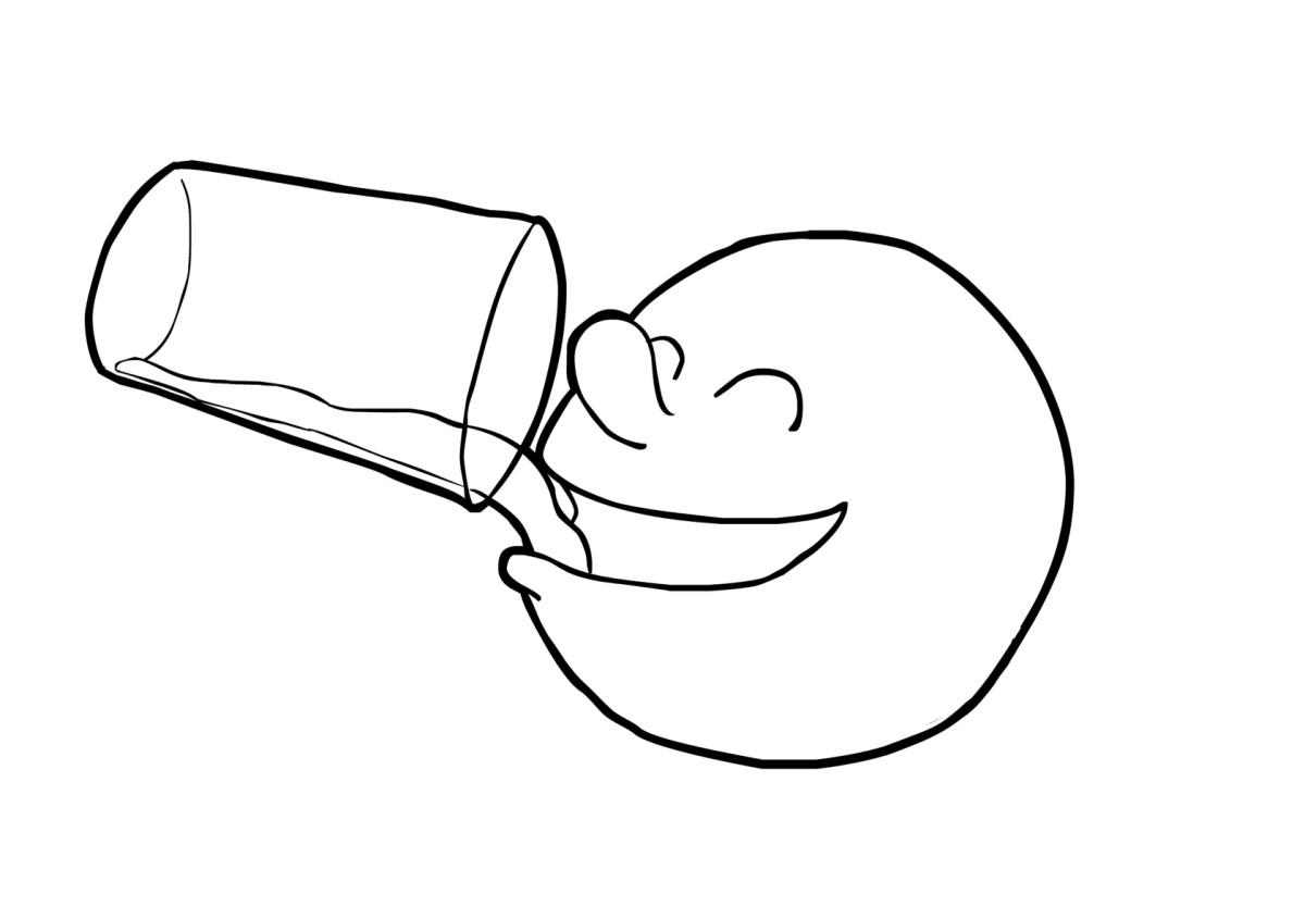 bere Disegno da colorare bere