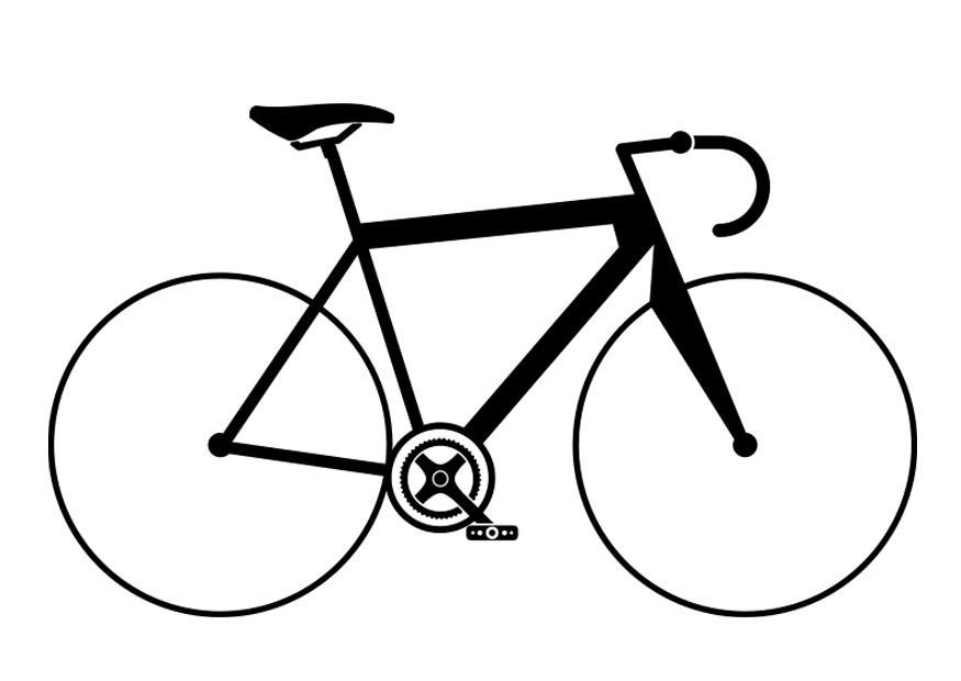bicicletta da corsa Disegno da colorare bicicletta da corsa