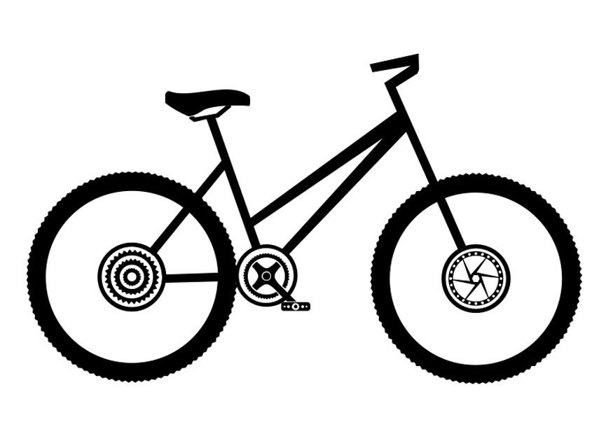 bicicletta da donna Disegno da colorare bicicletta da donna
