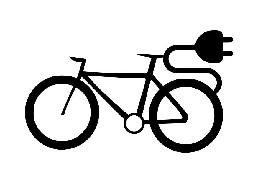 bicicletta elettrica Disegno da colorare bicicletta elettrica