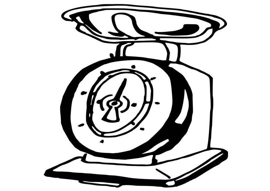 bilancia Disegno da colorare bilancia