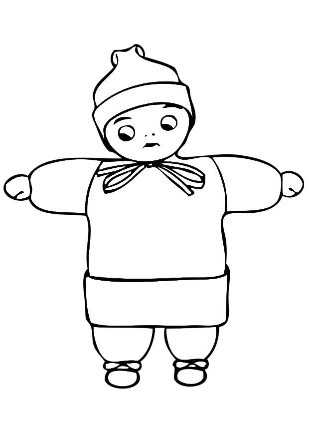 bimbo Disegno da colorare bimbo