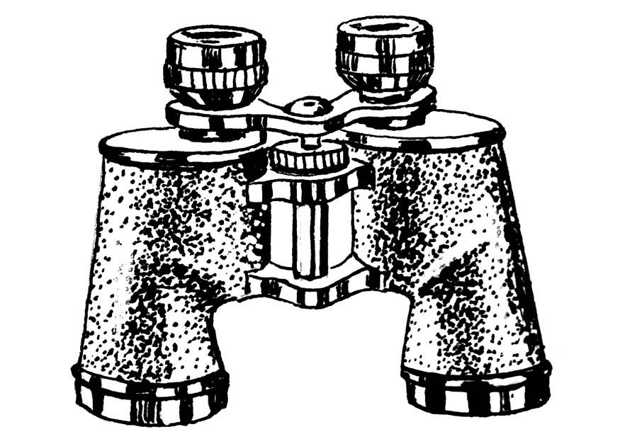 binocolo Disegno da colorare binocolo