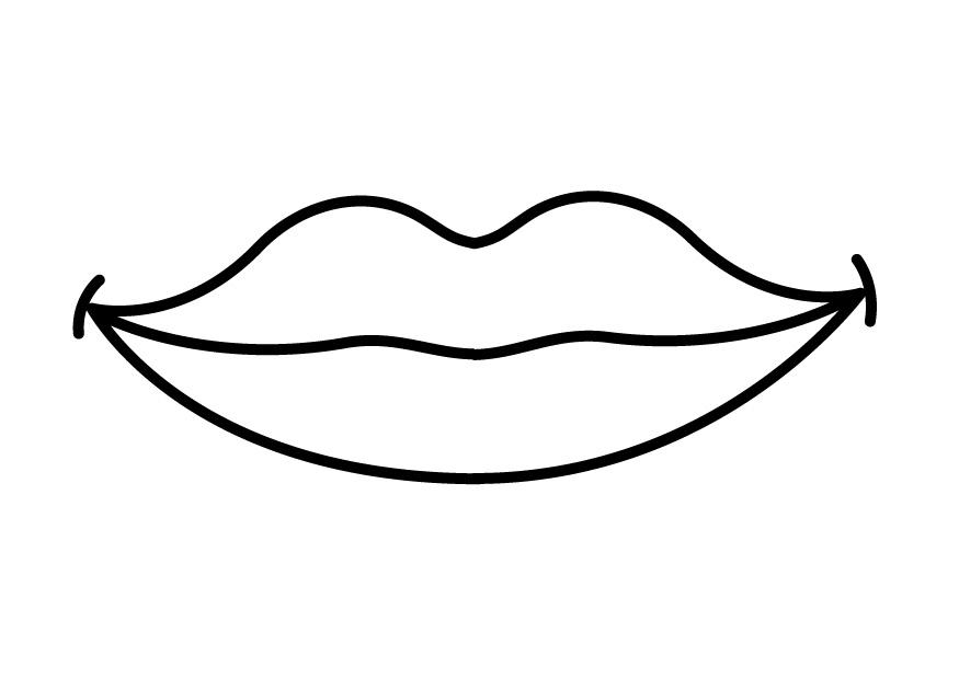 bocca Disegno da colorare bocca