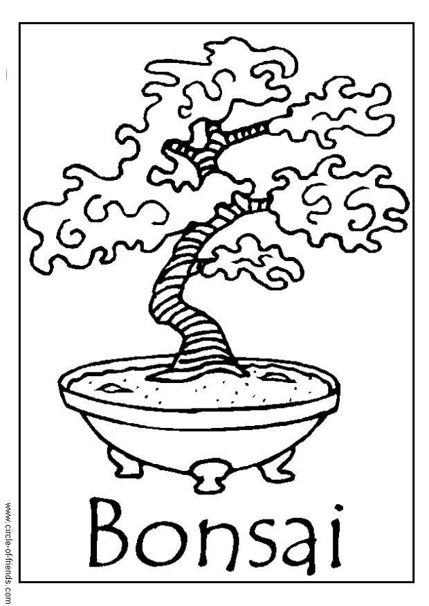 bonsai Disegno da colorare bonsai