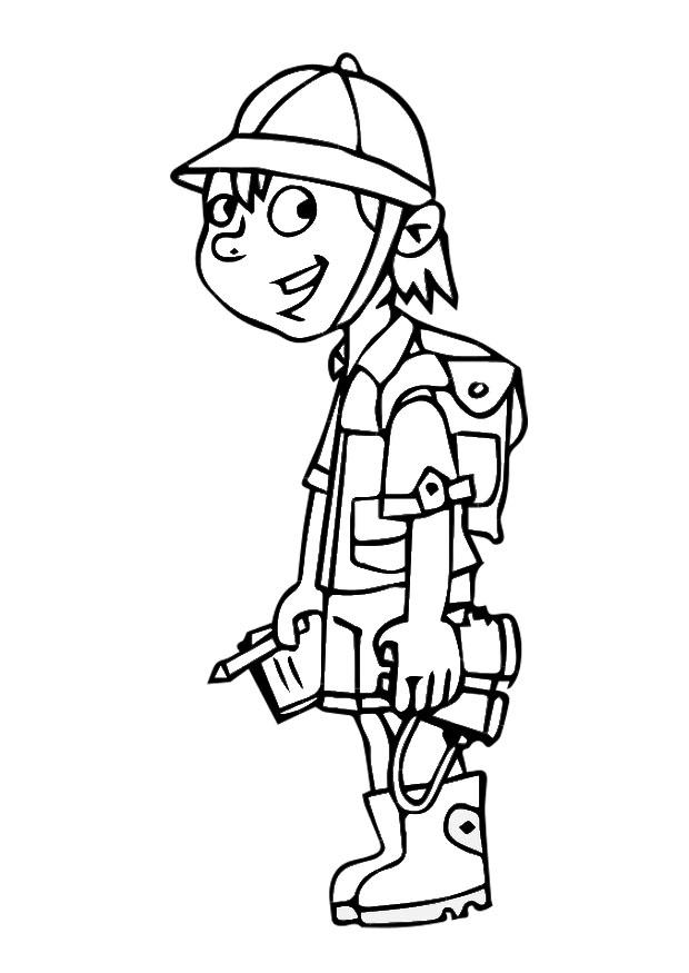 boyscout Disegno da colorare boyscout