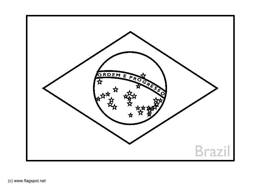 brazile Disegno da colorare brazile