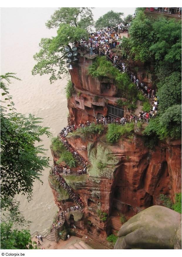 budda a leshan Foto budda a leshan