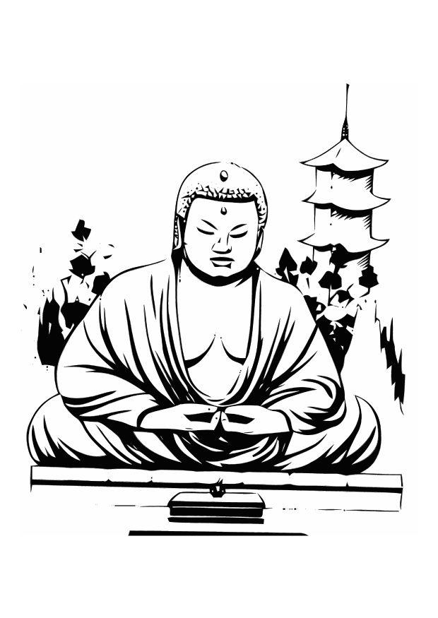 buddha Disegno da colorare buddha