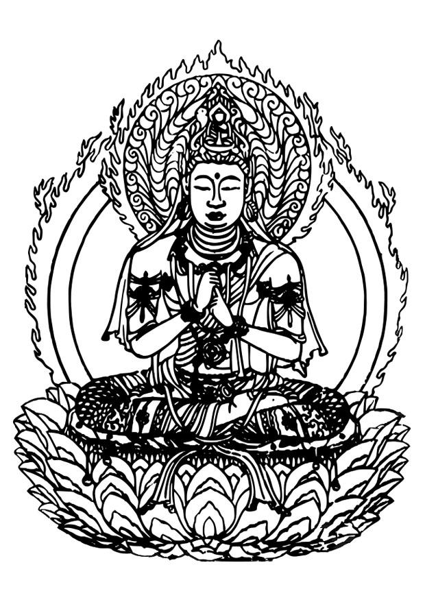 buddha Disegno da colorare buddha