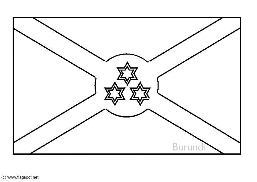 burundi Disegno da colorare burundi