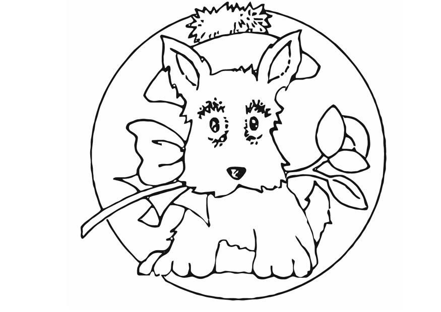 cagnolino Disegno da colorare cagnolino