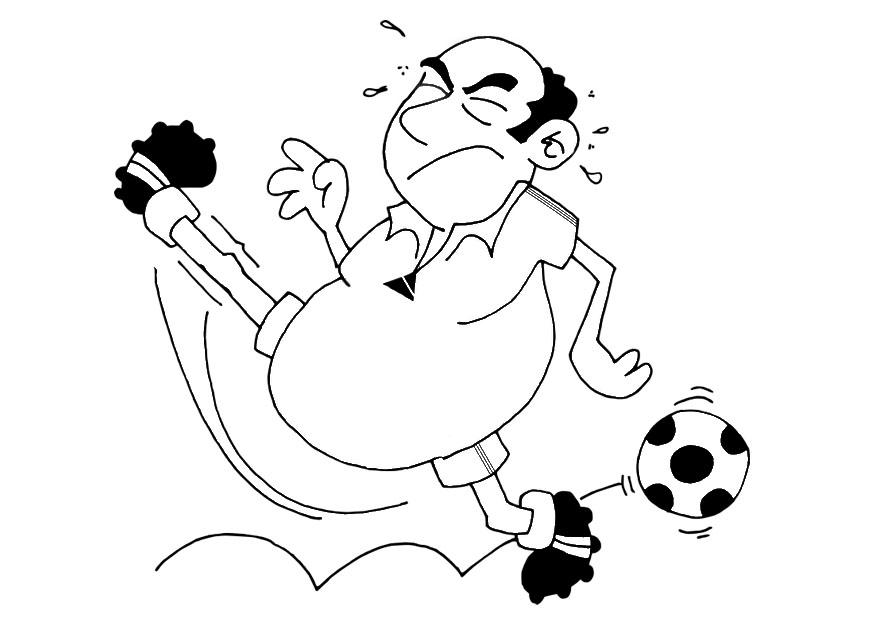 calcio Disegno da colorare calcio