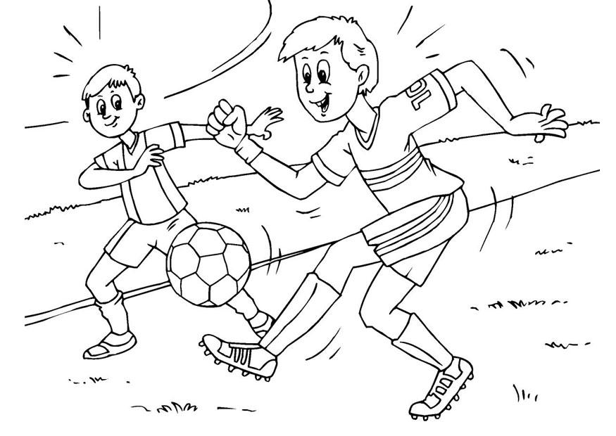 calcio Disegno da colorare calcio
