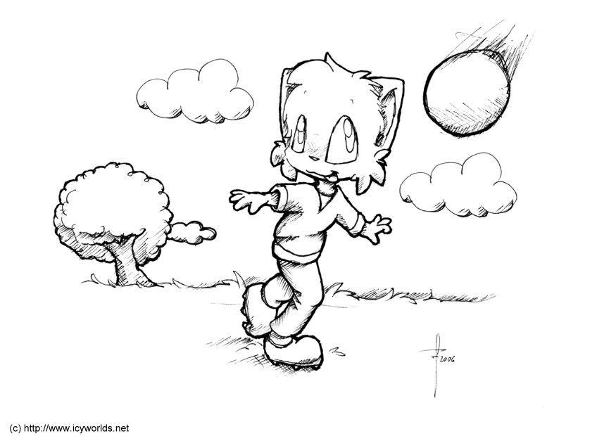 calcio Disegno da colorare calcio