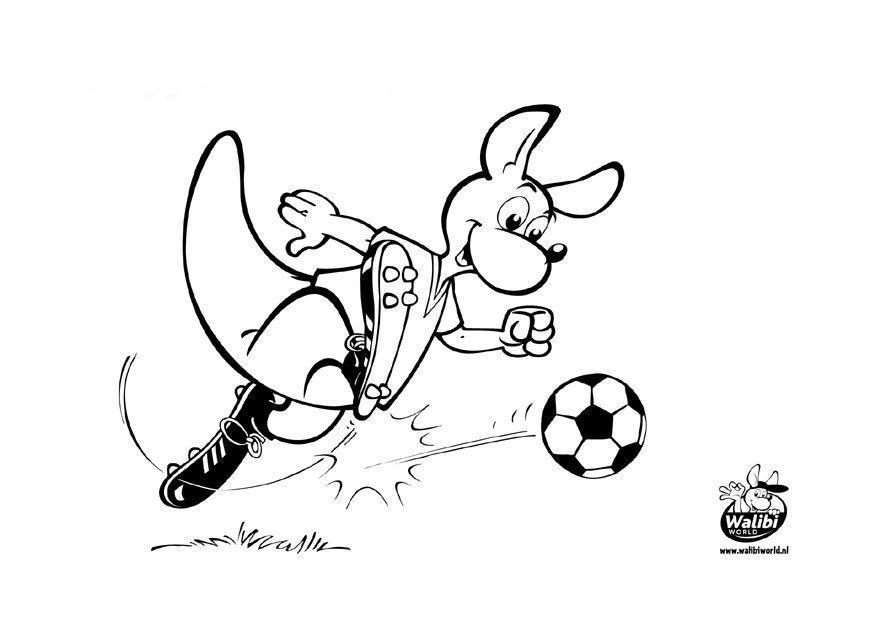 calcio Disegno da colorare calcio