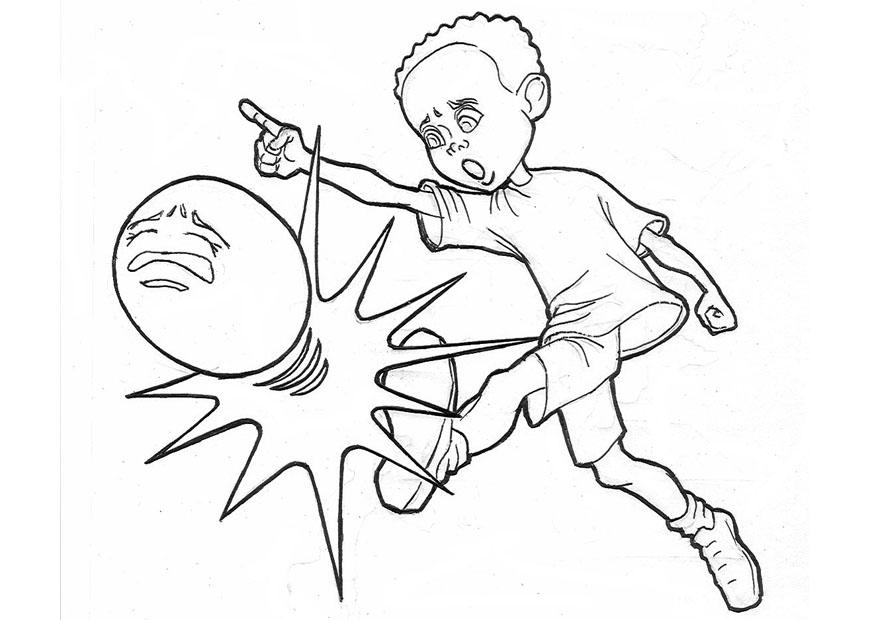 calcio Disegno da colorare calcio